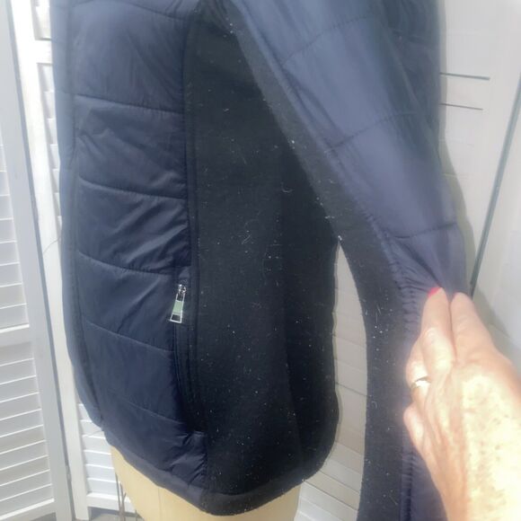 Bebe Sport Women’s Black Puffer Jacket Coat Jacket Large - Picture 3 of 10